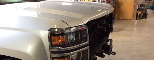 Front Grill Damage Repaired